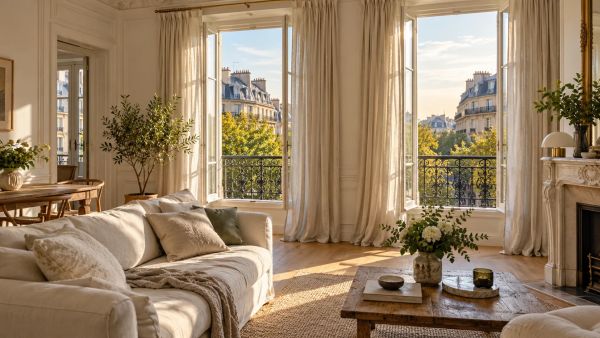 Top rideaux sur mesure pour un intérieur transformé