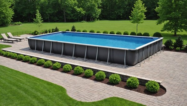 Quel est le prix moyen pour l'installation d'une piscine rectangulaire ?